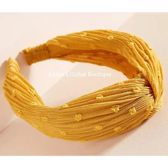 NWT ANTHROPOLOGIE Textured Twisted Headband - Picture 3 of 16